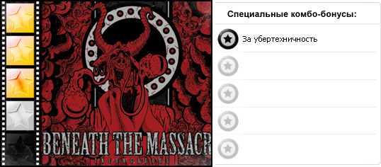 Рейтинг альбома метал-группы BENEATH THE MASSACRE — Incongruous (2012). Дополнительные награды