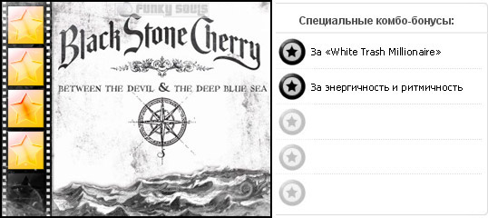 Рейтинг альбома рок группы BLACK STONE CHERRY — Between The Devil And The Deep Blue Sea. Дополнительные награды