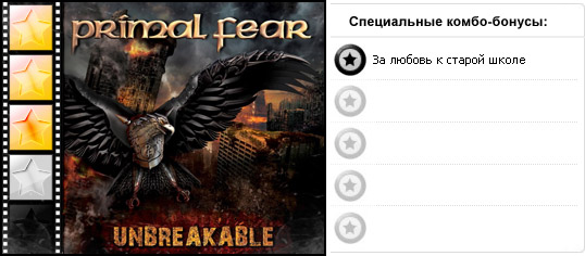 Рейтинг альбома хэви-метал группы PRIMAL FEAR — Unbreakable (2012). Дополнительные награды