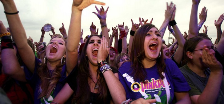 По каким рок-группам текут девочки до 18 лет